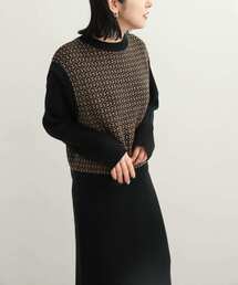 URBAN RESEARCH DOORS | ジャガードベストセットニットワンピース(ワンピース)