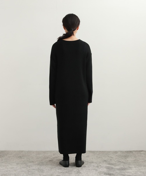 セール】ジャガードベストセットニットワンピース（ワンピース