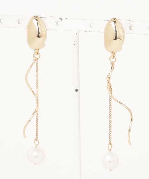 COMMON WARE（コモンウェアー）の「FT:ウルトラフィット 痛くない イヤリング 真鍮×パール（イヤリング・レディース・シルバー/ゴールド・FREE）」の5枚目の写真