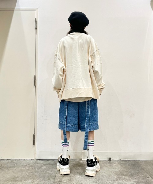 WHITELAND(ホワイトランド)の「WHITELAND/ホワイトランド/フラワースウェット(スウェット・メンズ・ホワイト系2/ピンク・F)」の7枚目の写真