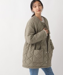 A part by | キルティングノーカラージャケット(ダウンジャケット/コート)