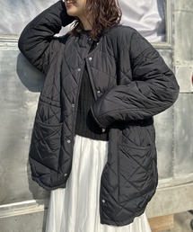 A part by | キルティングノーカラージャケット(ダウンジャケット/コート)