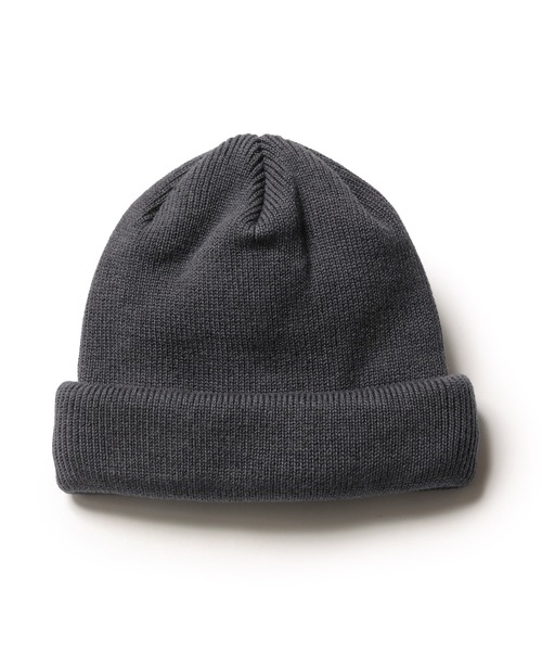 MR.OLIVE（ミスターオリーブ）の「MR.OLIVE ミスターオリーブ / Racal ラカル コラボレーションロールニットワッチ ニットキャップ / M-224101（ニットキャップ/ビーニー・メンズ・アイボリー/ネイビー/チャコールグレー/ブラック・FREE）」の6枚目の写真