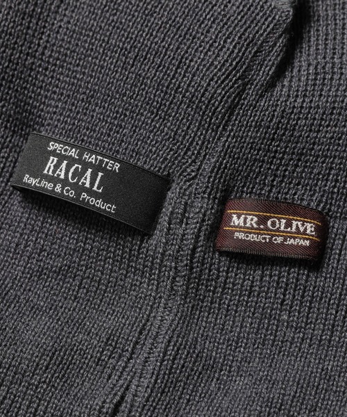 MR.OLIVE（ミスターオリーブ）の「MR.OLIVE ミスターオリーブ / Racal ラカル コラボレーションロールニットワッチ ニットキャップ / M-224101（ニットキャップ/ビーニー・メンズ・アイボリー/ネイビー/チャコールグレー/ブラック・FREE）」の7枚目の写真