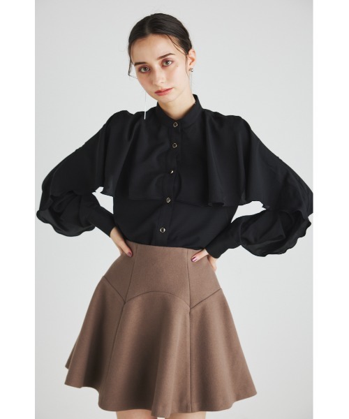 rienda（リエンダ）の「コルセットフレアハイウエストショートパンツ（その他パンツ・レディース・ブラウン/ライトブルー/ブラック/マルチ・X-SMALL/SMALL/MEDIUM）」の10枚目の写真