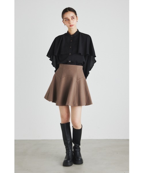 rienda（リエンダ）の「コルセットフレアハイウエストショートパンツ（その他パンツ・レディース・ブラウン/ライトブルー/ブラック/マルチ・X-SMALL/SMALL/MEDIUM）」の11枚目の写真