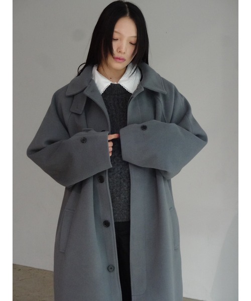 FEKETE（フェケテ）の「OVERSIZED BAL COLLAR LONG COAT / オーバー
