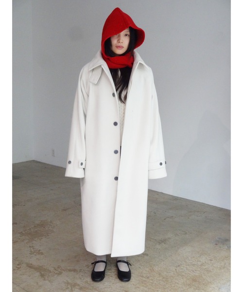FEKETE（フェケテ）の「OVERSIZED BAL COLLAR LONG COAT / オーバー