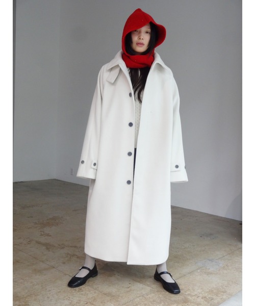 FEKETE オーバーフィットロングステンカラーコート FEKETE（フェケテ）の「OVERSIZED BAL COLLAR LONG COAT / オーバー