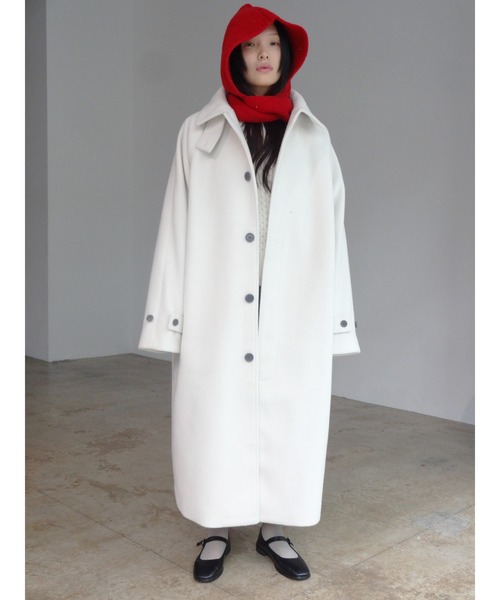 FEKETE（フェケテ）の「OVERSIZED BAL COLLAR LONG COAT / オーバー