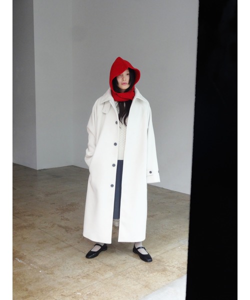 FEKETE（フェケテ）の「OVERSIZED BAL COLLAR LONG COAT / オーバー 
