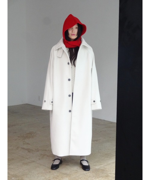 FEKETE（フェケテ）の「OVERSIZED BAL COLLAR LONG COAT / オーバー