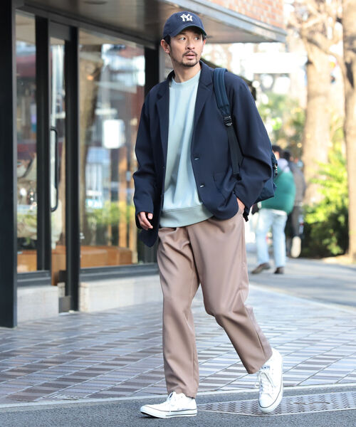 B:MING by BEAMS（ビーミングバイビームス）の「B:MING by BEAMS / ダブルフェイス 梨地 イージージャケット(セットアップ対応)（テーラードジャケット・メンズ・チャコールグレー/ブラウン系その他2/ネイビー・SMALL/MEDIUM/LARGE/X-LARGE）」の7枚目の写真