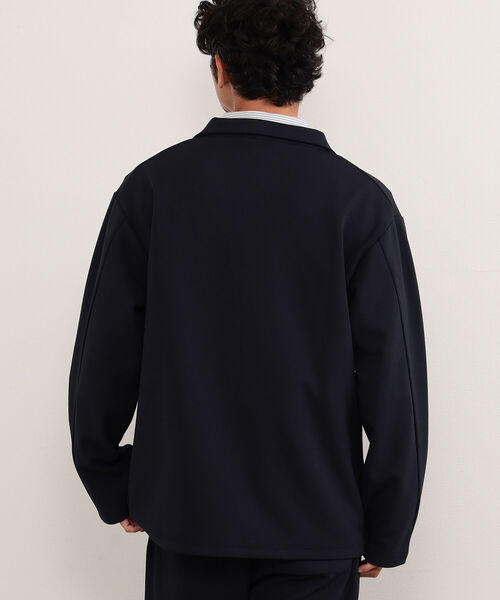 B:MING by BEAMS（ビーミングバイビームス）の「B:MING by BEAMS / ダブルフェイス 梨地 イージージャケット(セットアップ対応)（テーラードジャケット・メンズ・チャコールグレー/ブラウン系その他2/ネイビー・SMALL/MEDIUM/LARGE/X-LARGE）」の16枚目の写真