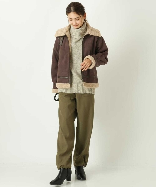 a.v.v（アーヴェヴェ）の「B3ボアジャケット（その他アウター）」 - WEAR