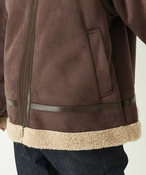 a.v.v（アーヴェヴェ）の「B3ボアジャケット（その他アウター）」 - WEAR