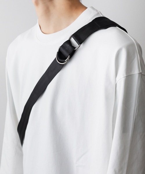 ATTACHMENT(アタッチメント)の「PE / NYマットクロス ウエストバッグ / PE / NY MAT CLOTH WAIST BAG(ボディバッグ/ウエストポーチ・メンズ・ブラック・FREE)」の5枚目の写真