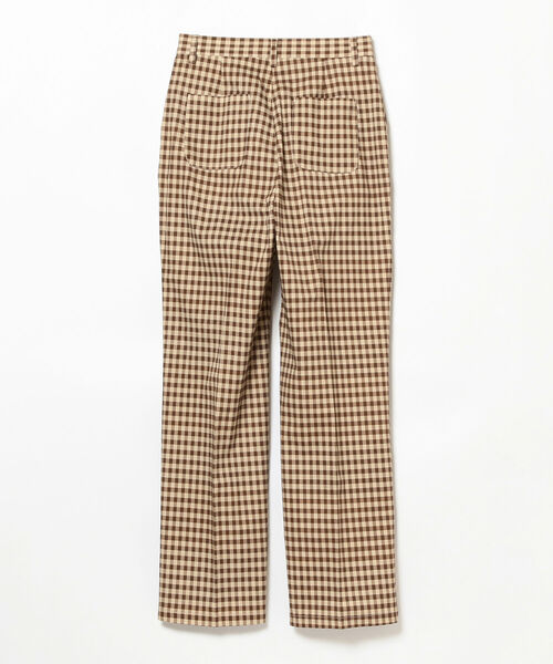BeAMS DOT（ビームスドット）の「【WEB限定】BeAMS DOT / ギンガムチェック パンツ（その他パンツ・レディース・ブラック/ブラウン/グリーン/ネイビー・SMALL/MEDIUM）」の5枚目の写真