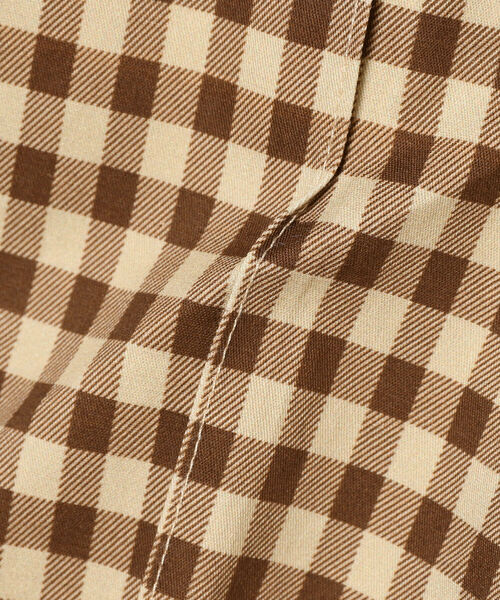BeAMS DOT（ビームスドット）の「【WEB限定】BeAMS DOT / ギンガムチェック パンツ（その他パンツ・レディース・ブラック/ブラウン/グリーン/ネイビー・SMALL/MEDIUM）」の7枚目の写真