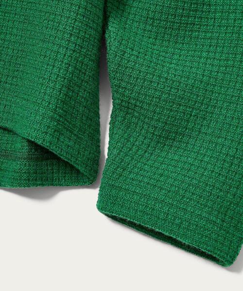 MONKEY TIME（モンキータイム）の「＜monkey time＞ LINKS JQD HALF ZIP PL/カットソー（Tシャツ/カットソー・メンズ・ケリー/ブラック・S/M/L/XL）」の18枚目の写真