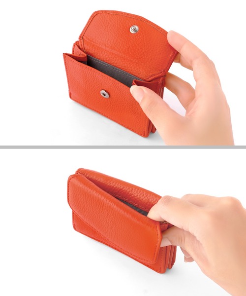 三つ折りレザーミニウォレット（財布）｜ANEMONE（アネモネ）の