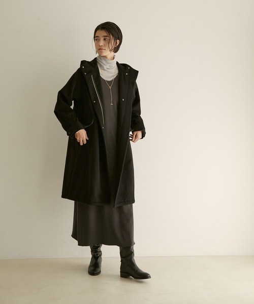 SALON adam et rope'(サロン アダム エ ロペ)の「ウールカシミヤモッズコート(モッズコート・レディース・ブラック・FREE)」の14枚目の写真