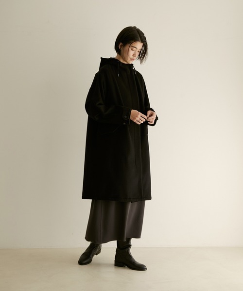SALON adam et rope'(サロン アダム エ ロペ)の「ウールカシミヤモッズコート(モッズコート・レディース・ブラック・FREE)」の15枚目の写真