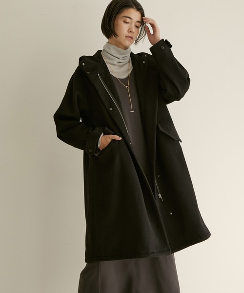 セール】ウールカシミヤモッズコート（モッズコート）｜SALON adam et