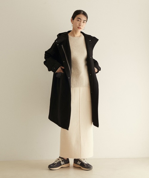 セール】ウールカシミヤモッズコート（モッズコート）｜SALON adam et