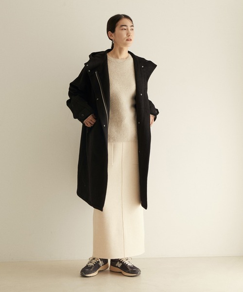 セール】ウールカシミヤモッズコート（モッズコート）｜SALON adam et