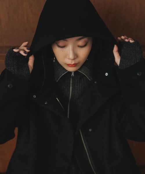 セール】ウールカシミヤモッズコート（モッズコート）｜SALON adam et