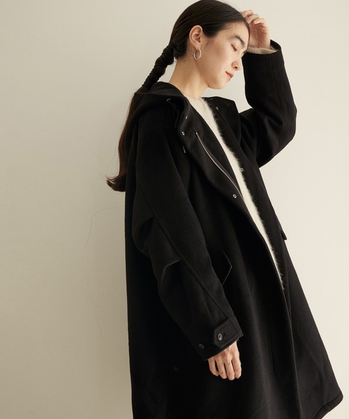 セール】ウールカシミヤモッズコート（モッズコート）｜SALON adam et