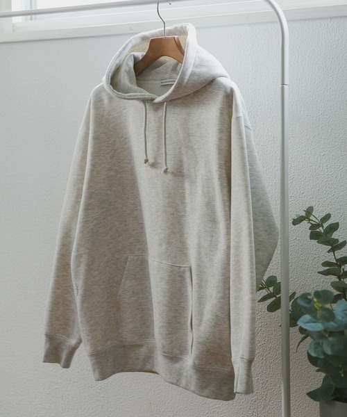 URBAN RESEARCH DOORS（アーバンリサーチドアーズ）の「裏起毛プルオーバーフーディ（パーカー・メンズ・グレー/グリーン/ネイビー/ホワイト系その他・LARGE/X-LARGE/MEDIUM）」の5枚目の写真