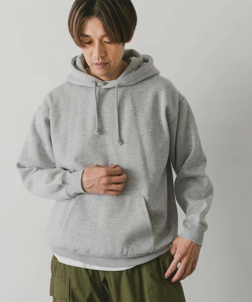 URBAN RESEARCH DOORS（アーバンリサーチドアーズ）の「裏起毛プルオーバーフーディ（パーカー・メンズ・グレー/グリーン/ネイビー/ホワイト系その他・LARGE/X-LARGE/MEDIUM）」の18枚目の写真