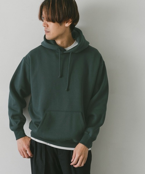 URBAN RESEARCH DOORS（アーバンリサーチドアーズ）の「裏起毛プルオーバーフーディ（パーカー・メンズ・グレー/グリーン/ネイビー/ホワイト系その他・LARGE/X-LARGE/MEDIUM）」の14枚目の写真