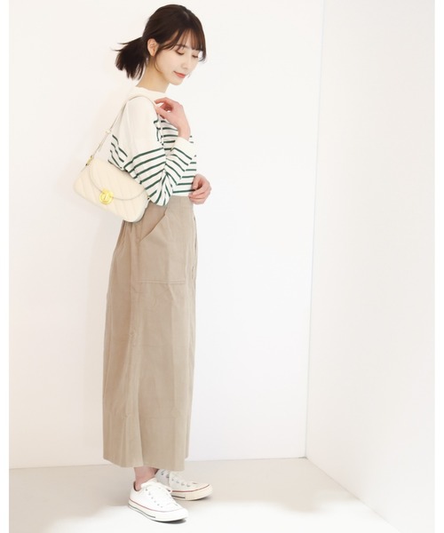AnNet(アネット)の「【AnNet - アネット】 コーデュロイ ロングスカート(スカート・レディース・ブラック/ベージュ・L/4L/5L/3L/LL)」の9枚目の写真