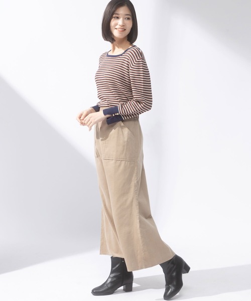AnNet(アネット)の「【AnNet - アネット】 コーデュロイ ロングスカート(スカート・レディース・ブラック/ベージュ・L/4L/5L/3L/LL)」の15枚目の写真