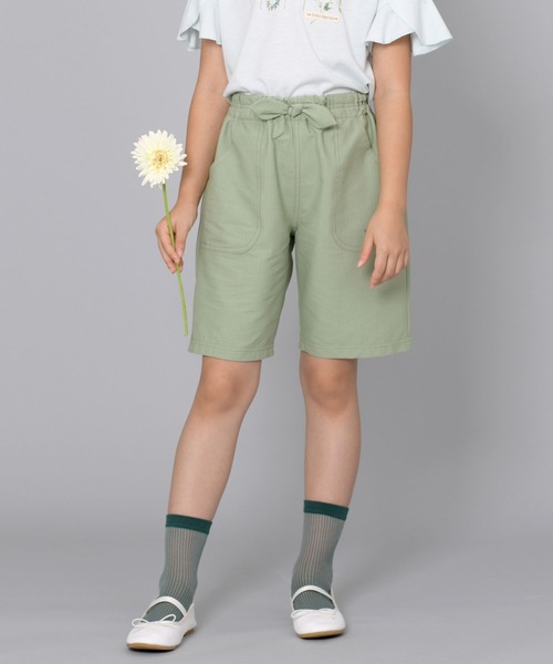 trois lapins kp(トロワラパンケーピー)の「TCサッカー ハーフパンツ(100~160cm)(その他パンツ・キッズ・カーキ/サックスブルー・100cm/110cm/120cm/130cm/140cm/150cm/160cm)」の1枚目の写真