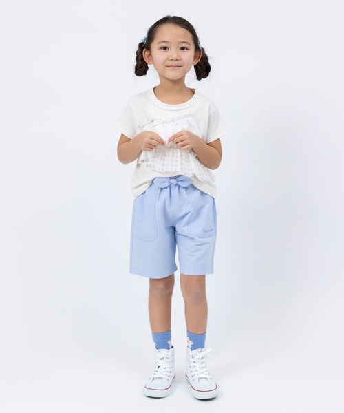 trois lapins kp(トロワラパンケーピー)の「TCサッカー ハーフパンツ(100~160cm)(その他パンツ・キッズ・カーキ/サックスブルー・100cm/110cm/120cm/130cm/140cm/150cm/160cm)」の11枚目の写真