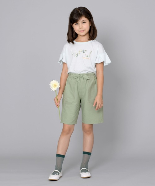 trois lapins kp(トロワラパンケーピー)の「TCサッカー ハーフパンツ(100~160cm)(その他パンツ・キッズ・カーキ/サックスブルー・100cm/110cm/120cm/130cm/140cm/150cm/160cm)」の6枚目の写真