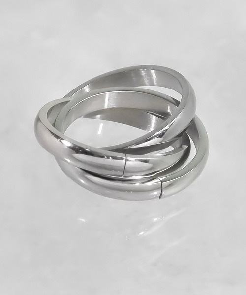 blackdia ocean（ブラックダイヤオーシャン）の「blackdia ocean トリプルリング（リング・レディース・シルバー/ゴールド/マルチ・9号/11号/13号/18号/7号/15号/10号/8号/6号）」の9枚目の写真