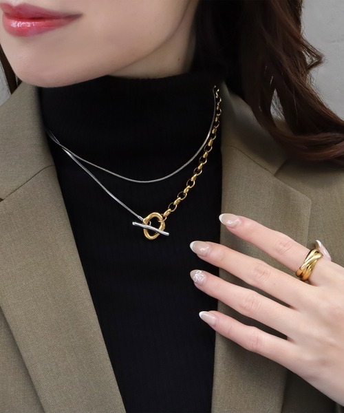 blackdia ocean（ブラックダイヤオーシャン）の「blackdia ocean トリプルリング（リング・レディース・シルバー/ゴールド/マルチ・9号/11号/13号/18号/7号/15号/10号/8号/6号）」の14枚目の写真