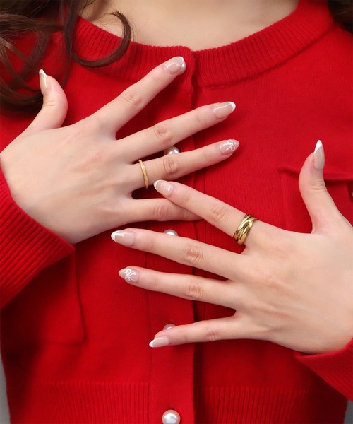 blackdia ocean（ブラックダイヤオーシャン）の「blackdia ocean トリプルリング（リング・レディース・シルバー/ゴールド/マルチ・9号/11号/13号/18号/7号/15号/10号/8号/6号）」の22枚目の写真