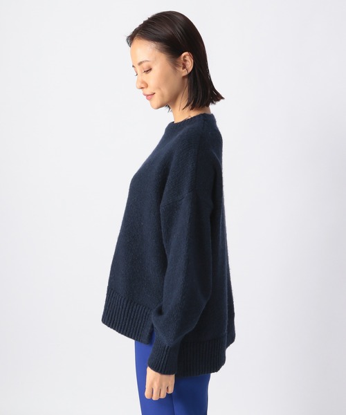 BARNYARDSTORM（バンヤードストーム）の「BARNYARDSTORM / ローゲージスリットニット（ニット/セーター・レディース・サンドグレー/グレー/ネイビー・1/0）」の14枚目の写真