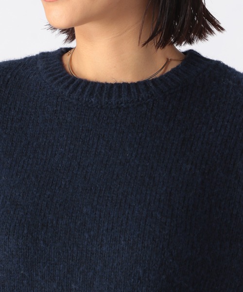 BARNYARDSTORM（バンヤードストーム）の「BARNYARDSTORM / ローゲージスリットニット（ニット/セーター・レディース・サンドグレー/グレー/ネイビー・1/0）」の17枚目の写真