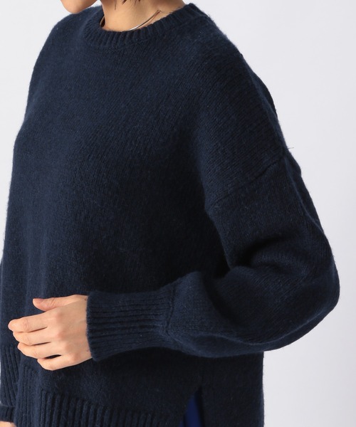 BARNYARDSTORM（バンヤードストーム）の「BARNYARDSTORM / ローゲージスリットニット（ニット/セーター・レディース・サンドグレー/グレー/ネイビー・1/0）」の18枚目の写真