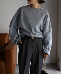 裏起毛バックスリットスウェット