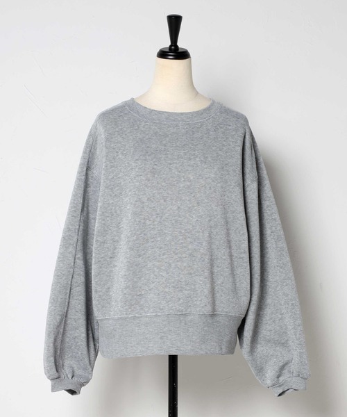 裏起毛バックスリットスウェット