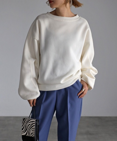 裏起毛バックスリットスウェット