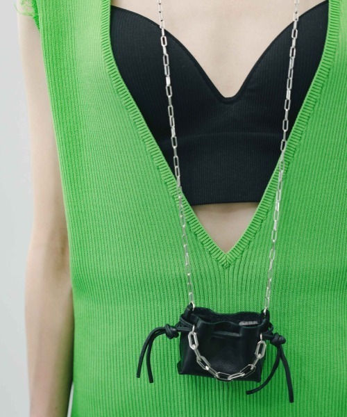 【セール】LAPUIS(ラピュイ)Chain mini bagネックレス（ネックレス）｜LAPUIS（ラピュイ） 7,425円